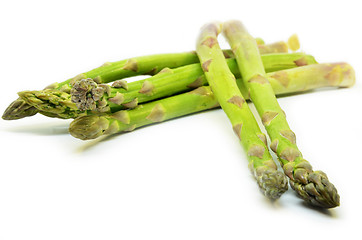 Image showing Delicious isolated asparagus