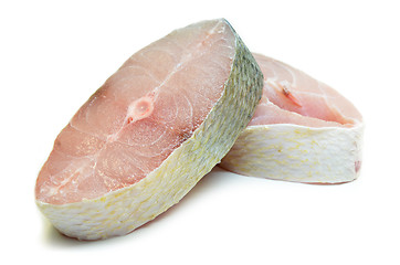 Image showing Threadfin fish fillet isolated