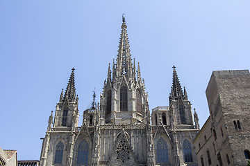 Image showing Cathedral Holy Cross and Saint Eulalia in Barcelona