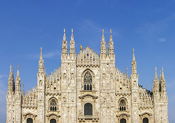 Image showing Cathedral Basilica of the Nativity of Saint Mary in Milan Italy