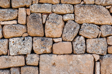 Image showing Ancient stone wall.