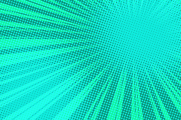 Image showing green pop art rays background