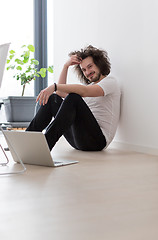 Image showing man enjoying relaxing lifestyle