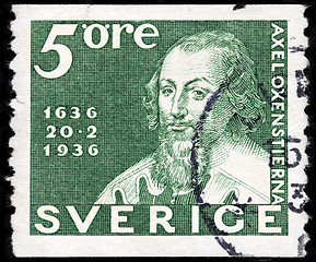 Image showing Axel Oxenstierna Stamp
