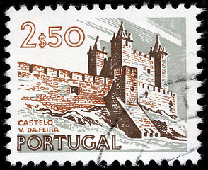 Image showing Castle of Santa Maria da Feira Stamp