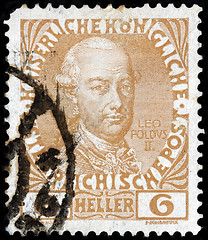 Image showing Emperor Leopold II Stamp