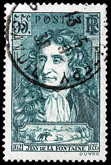 Image showing Jean de La Fontaine Stamp