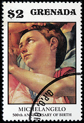 Image showing Doni Madonna Stamp