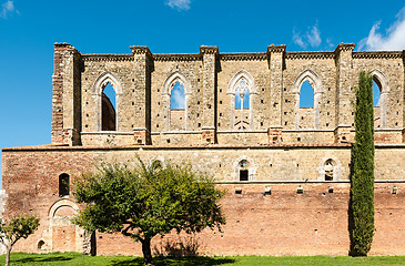 Image showing Abbey of Saint Galgano, Tuscany, Italy