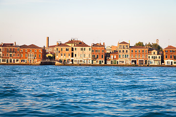 Image showing Venice waterfront from Zattere