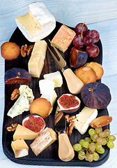 Image showing Gourmet Cheese Plate