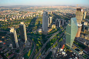 Image showing Aerial panoramic view of Istanbul