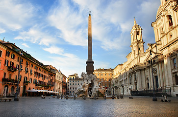 Image showing Piazza Navona in Italy