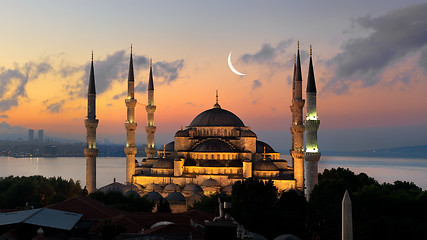 Image showing Blue Mosque in Istanbul