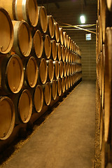 Image showing Bourgogne wine cellar