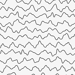 Image showing wavy seamless pattern