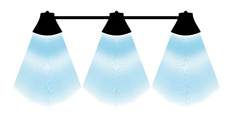 Image showing black lamp silhouette