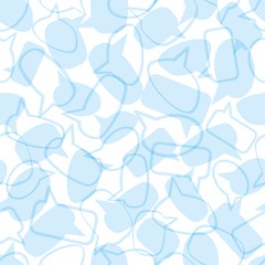 Image showing blue speak bubbles seamless pattern