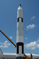 Image showing Old rocket
