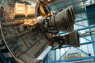 Image showing Old rocket detail