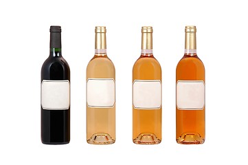 Image showing Wine bottles