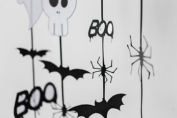 Image showing halloween party paper garlands or decorations