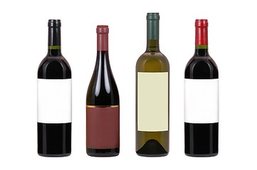 Image showing Wine bottles