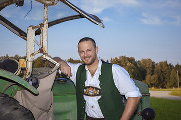 Image showing bavarian tradition man portrait