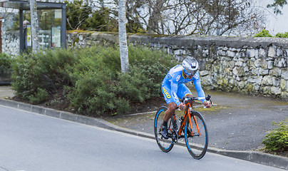 Image showing The Cyclist Leonardo Fabio Duque - Paris-Nice 2016 