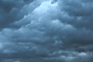 Image showing Stormy clouds in the sky