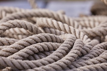 Image showing Rope in a pile