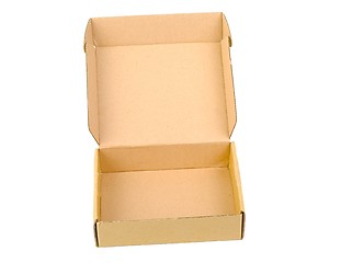 Image showing Cardboard Box Open