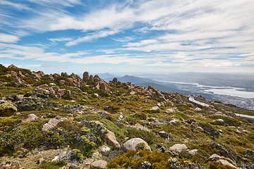 Image showing Hobart from above