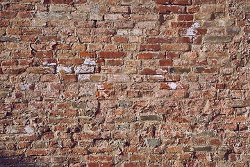 Image showing Brick Wall Closeup