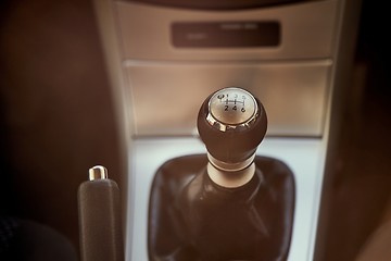 Image showing Manual gear stick