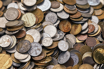 Image showing Many Assorted Coins