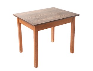 Image showing Small Wooden Tabble