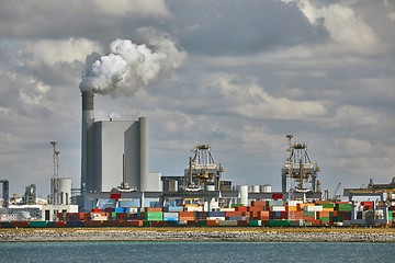 Image showing Smoking power plant