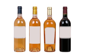 Image showing Wine bottles