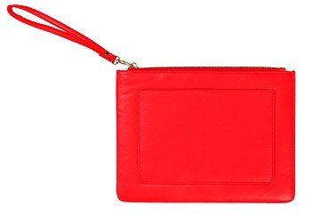 Image showing Small red handbag