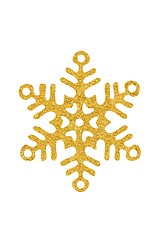 Image showing Christmas snowflake on white