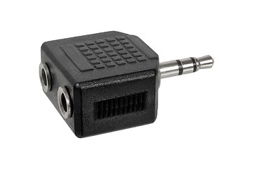 Image showing Audio jack splitter