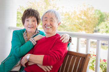 Image showing Happy Senior Adult Chinese Couple Portrait