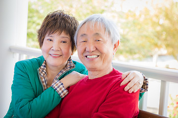 Image showing Happy Senior Adult Chinese Couple Portrait