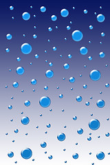 Image showing Abstract bubbles background