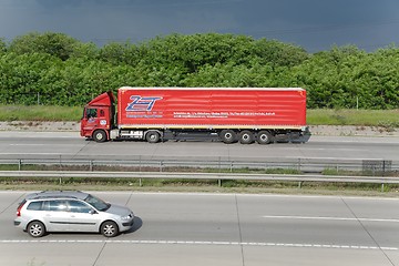 Image showing Truck on the highway