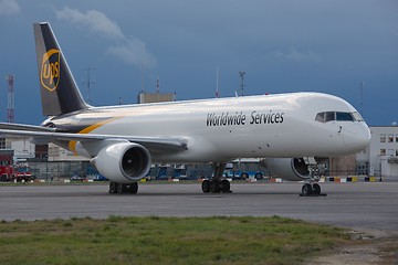 Image showing Cargo plane at the airport