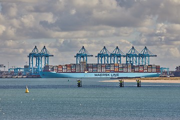 Image showing Huge Container Ship