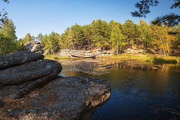 Image showing Beauty view on Mohovoe lake