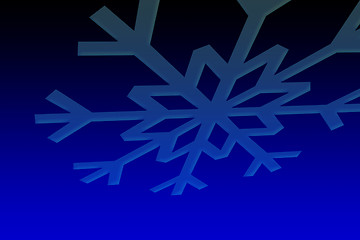 Image showing Snowflake background